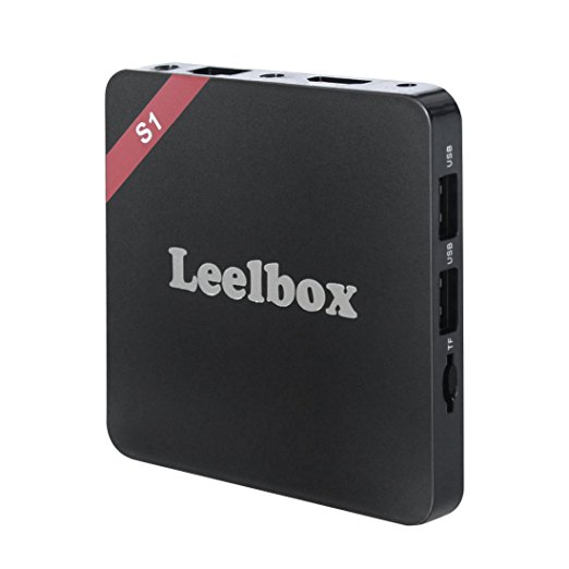 2017 Latest Leelbox S1 Android TV Box Amlogic S905X Quad core Cortex A53 Android 6.0 KODI 16.1 1GB 8GB WIFI 2.4GHz 4K Streaming Media Player