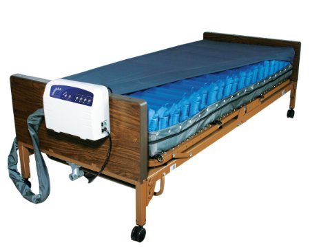 Drive Medical Med Aire Low Air Loss Mattress Replacement System with Alarm, 8"