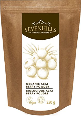 Sevenhills Wholefoods Organic Acai Berry Powder 250 g / Biologique Acai Berry Poudre, Soil Association certified organic