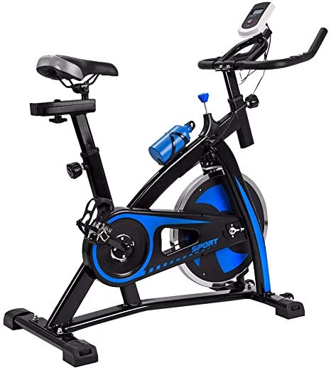 V-FIRE Indoor Cycling Bike Stationary - Exercise Cycle Bike with Water Bottle & Comfortable Seat Cushion