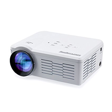 Sourcingbay PRJ-BL35-W Portable Mini LED Home Theater Cinema Projector, White