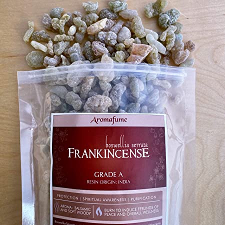 Frankincense Resin 1lb (453 g) | Organic Premium Resin Incense | Church Incense | Gum Olibanum | Boswellia Serrata | Frankincense Tears | Pure Frankincense Granules | AA Grade