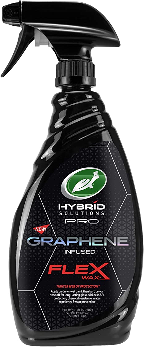 Turtle Wax Hybrid Solutions Pro Flex Car Spray Wax 680ml 53706 - Graphene Infused Detailing Spray for Car Showroom Instant Shine & Gloss with Paintwork Protection Against Road Grime & UV Rays