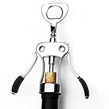 Wing Corkscrew Wine Opener by Simplife- Premium All-in-one Wine Corkscrew