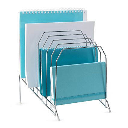 Mindspace Multi Step File Organizer | The Wire Collection, Silver