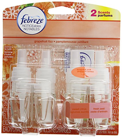 Febreze NOTICEables Grapefruit Fizz Air Freshener, 1-Count, 52ml- Packaging May Vary
