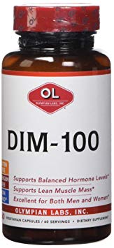 Olympian Labs Dim Diindolylmethane, 100mg, 60-Capsules