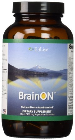 E3Live BrainON -- 400 mg - 240 Vegetarian Capsules