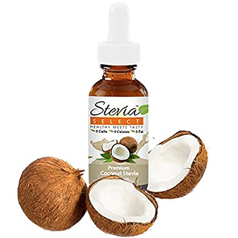 Stevia Drops-Stevia Select-Stevia Liquid Coconut Keto Flavor Drops-Sugar Free Syrup-Sugar Substitute For Baking Keto Desserts-2 Oz.Stevia Flavored Drops-Best Stevia Liquid Guaranteed