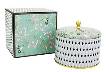 LA JOLIE MUSE Scented Candle 400g White Tea Natural Wax Gift Candle 2 Wicks Large Tin 80Hors
