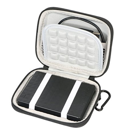 Marktore Shock-proof Hard Carrying Case Bag for 2.5" Samsung M3 Slimline / Toshiba / Seagate / WD My Passport Portable External Hard Drive