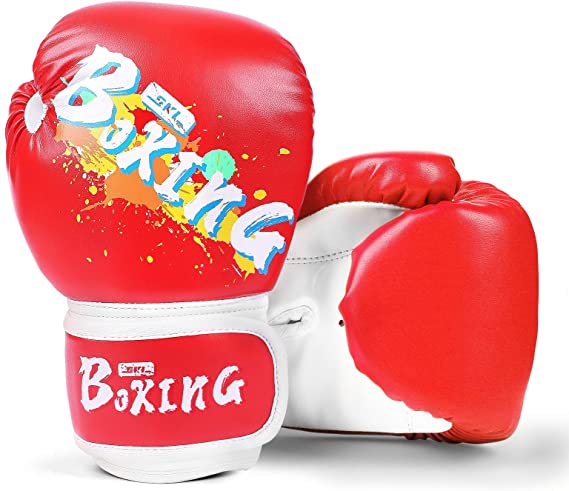 Kids Boxing Gloves, SKL Boxing Gloves for Kids Boys Girls 3-15 Junior Youth Boxing Gloves Toddler Boxing Gloves Training Boxing Gloves for Punching Bag Kickboxing Muay Thai, MMA