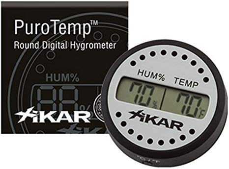Xikar Round Digital Hygrometer