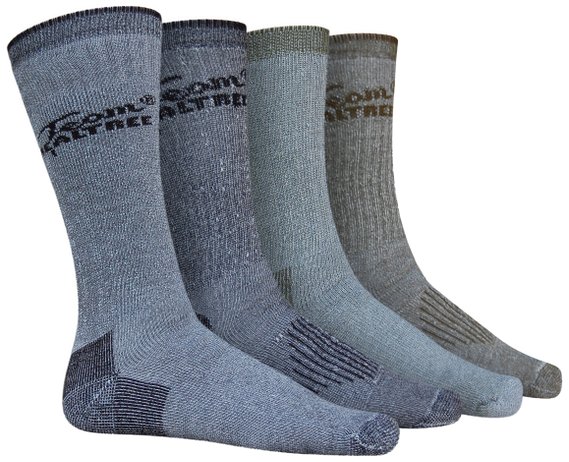 Realtree Men's 4-Pack Ultra-dri Wool-blend Boot Socks; Made in USA