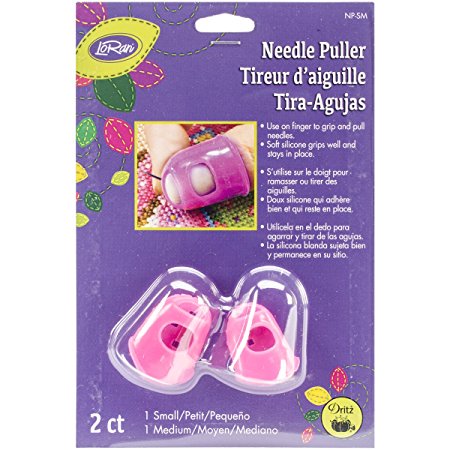 Dritz LoRan Stay-On Needle Puller, Small/Medium, 2-Pack