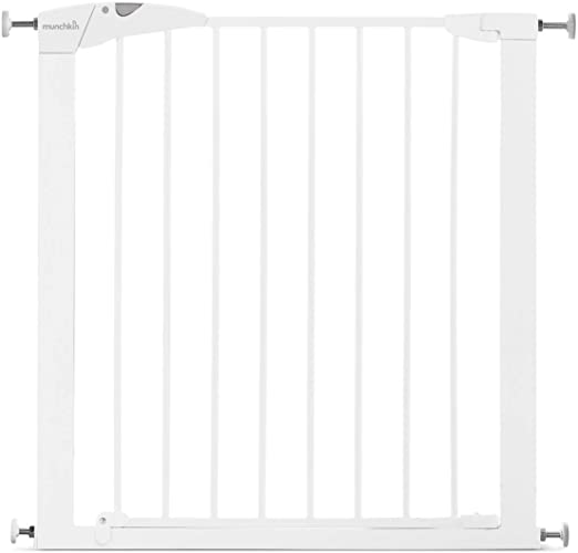 Munchkin Maxi-Secure Pressure Fit Safety Gate, 76 - 82 cm, White