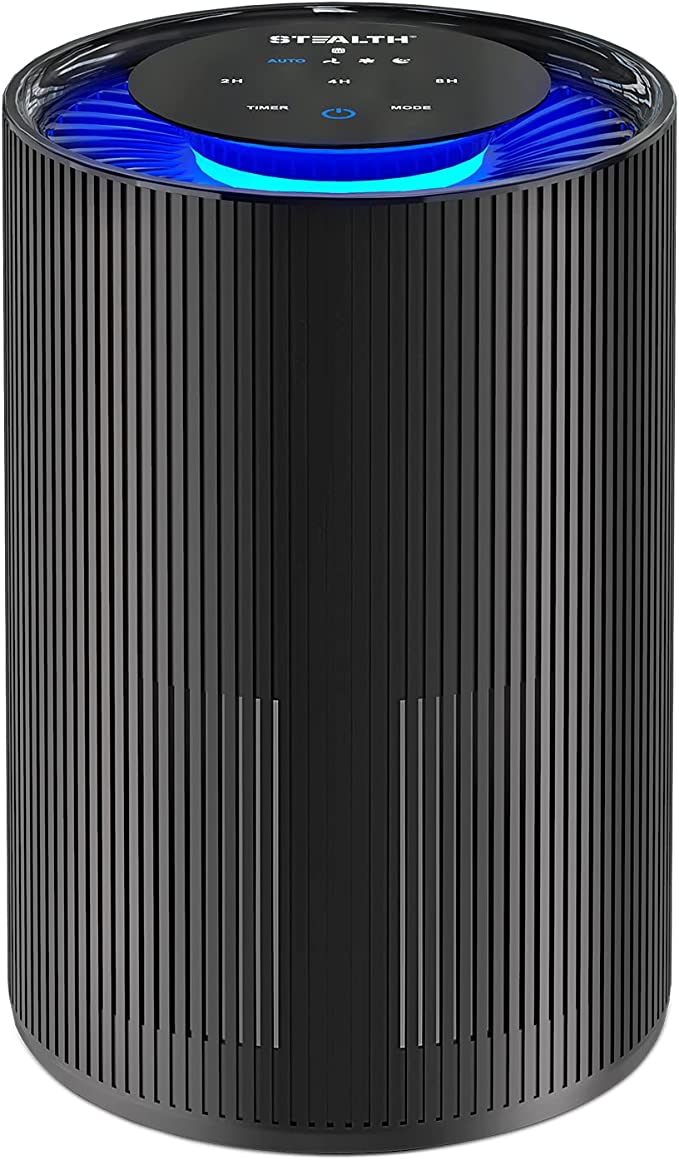 STEALTH Air Purifiers for Large Room Up to 673ft², H13 True HEPA Filter, Ozone Free Auto Function Ultra-Quiet Sleep Mode, Remove 99.97% of Pet Dander and Dust Smoke Pollen, for Home Office Kitchen
