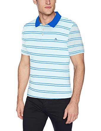 Original Penguin Men's Short Sleeve Stripe Polo