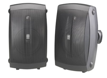 Yamaha NS-AW350B All-Weather IndoorOutdoor 2-Way Speakers - Black Pair