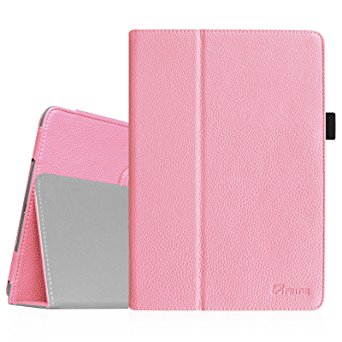 Fintie Apple iPad Air Folio Case - Slim Fit Leather Smart Cover with Auto Sleep / Wake Feature for iPad Air (iPad 5th Generation) 2013 Model, Pink