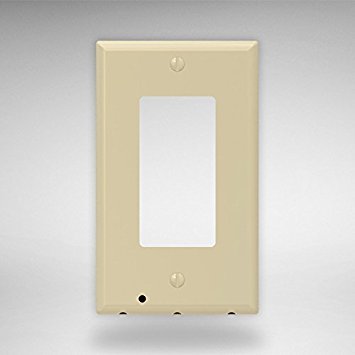 SnapPower Guidelight - Outlet Coverplate with LED Night Lights, Décor, Ivory