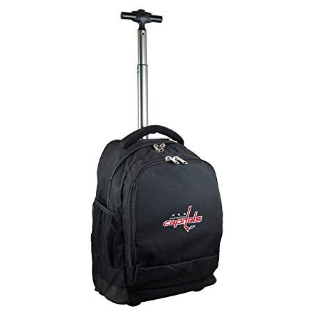 NHL Expedition Wheeled Backpack, 19-inches, Black