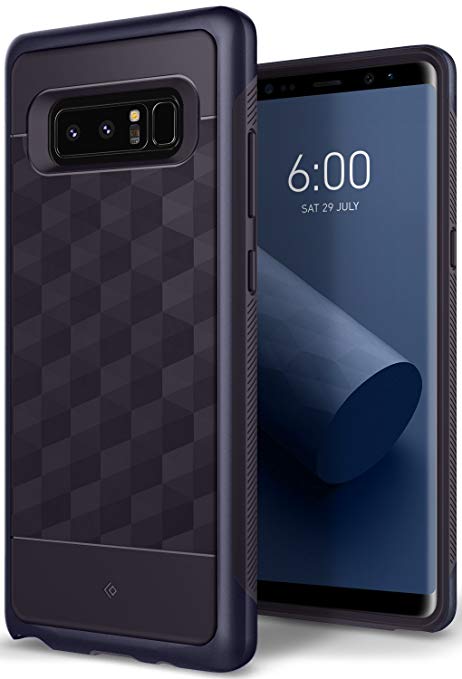 Caseology Parallax for Galaxy Note 8 Case (2017) - Award Winning Design - Orchid Gray