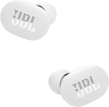 JBL Tune 130NC TWS In-Ear Headphones - True Wireless Bluetooth headphones in charging case with Active Noise Cancelling and up to 40 hours battery life, in white