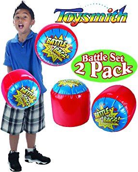 Toysmith Inflatable Bop'em, Sock'em Battle Bags Battle Set Bundle - 2 Pack