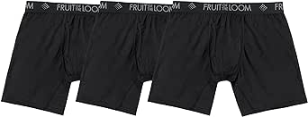 Fruit of the Loom Men's Micro Mesh Boxer Briefs