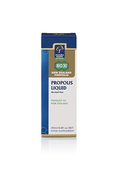 Manuka Health Propolis Liquid 25% BIO30 (Alcohol Free), 25 Ml