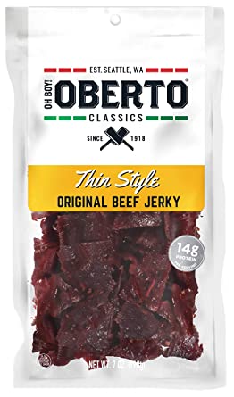 Oh Boy! Oberto Classics Thin Style Original Beef Jerky, 7 Ounce