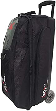 Moxy Bowling Products Blade Triple Roller Bowling Bag- Black