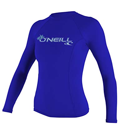 O'Neill Women's Basic Skins Upf 50  Long Sleeve Rash Guard