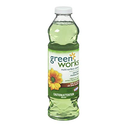 Green Works Multi-Surface Cleaner, Original Citrus Scent, 828 mL