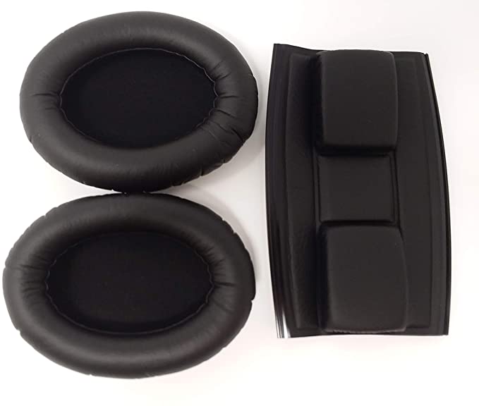 Sennheiser BUNDLE Genuine Replacement Ear Pads & Headband Cushions for Sennheiser HD280 HD280-Pro HD281 HMD280 HMD281 Headphones