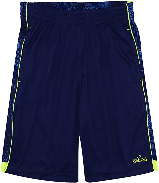 Spalding Boys Performance Athletic Basketball Gym Shorts with Pockets