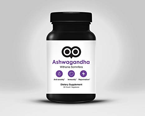 Pure Ashwaghanda Root - by Dream Leaf - 90 Vegetarian Capsules Per Bottle - Superior Quality and Purity