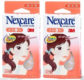 3m Nexcare Acne Care Dressing Pimple Stickers 36pcs  2 Pack