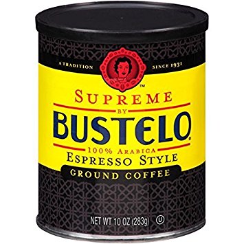 Supreme By Bustelos Espresso Coffee, 10 Ounce (Pack of 2)