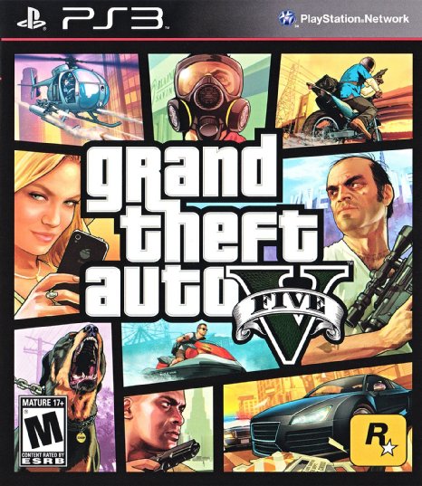 Grand Theft Auto V FIVE 5 English, French, Brazilian Portuguese, Korean, Traditional Chinese, Latin American Spanish [Region Free International Edition] [PlayStation 3]