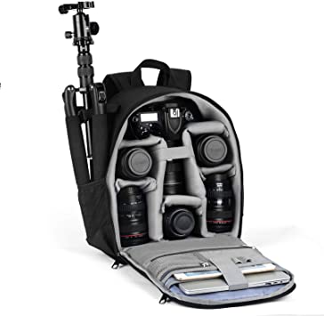 VBG VBIGER Camera Backpack,Camera Bag Waterproof Camera Case with Rain Cover