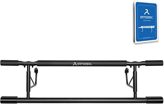 ARTEESOL Fitness Doorway Strength Training Pull Up Bar with Non-Slip Handles - Chin Up Bar Station Home Gym