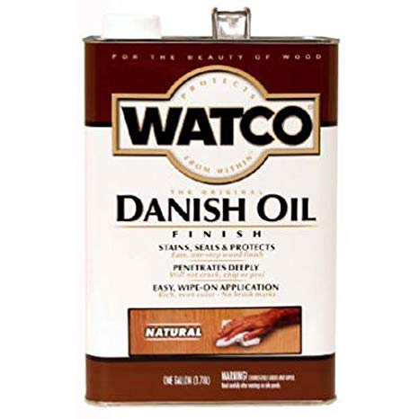 RUST-OLEUM 65732 Watco Gallon Natural Danish Oil Finish - 2 Pack