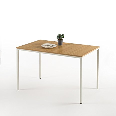 Zinus Modern Studio Collection Soho Dining Table / Office Desk / Computer Desk / Table Only, White