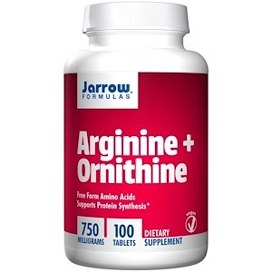 Jarrow Arginine   Ornithine, 100 caps