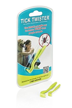 The Original O'Tom Tick Twister Removal Tool Safe & Easy for Pets & Humans 2 per pack