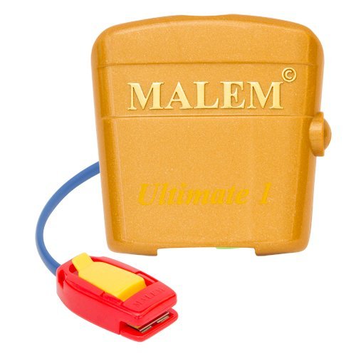 Malem Ultimate Bedwetting Enuresis Alarm with Vibration - Gold 8 Tone [Health and Beauty]