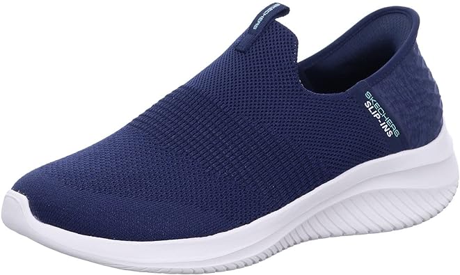 Skechers Women's Hands Free Slip Ins Ultra Flex 3.0 Smooth Step Sneaker