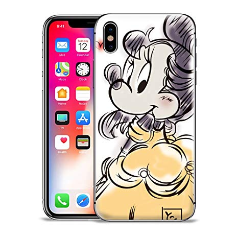 GSPSTORE iPhone XR Case,Mickey and Minnie Mouse Pattern Protector Cover for iPhone XR #11